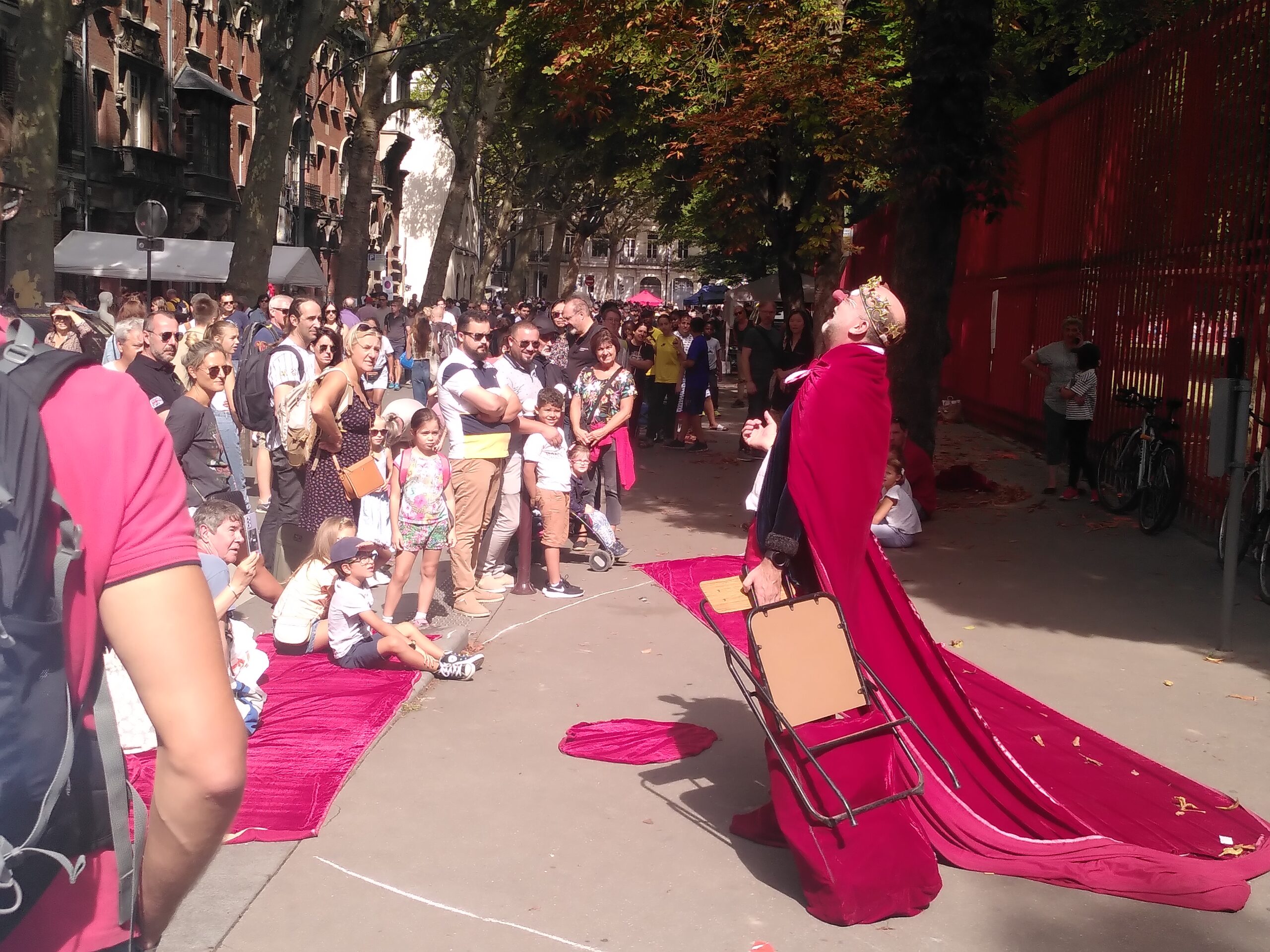 spectacle de rue clown